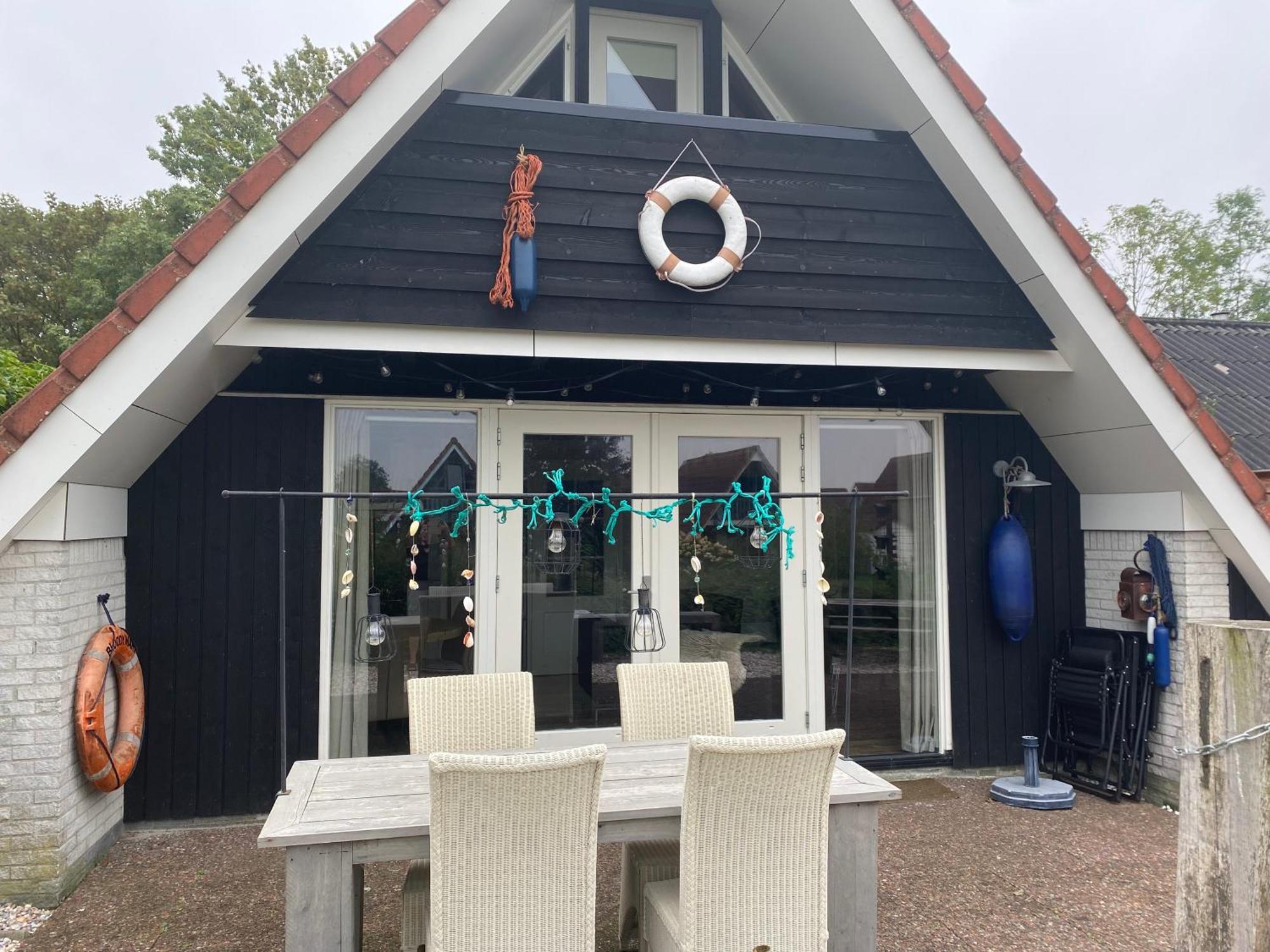 De Lauwersmeer Vogel Mit Eingezaeuntem Garten Anjum Exterior foto